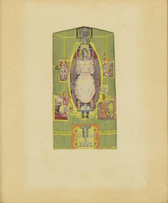 Lot 225 - Graham Sutherland for Cash's Silks, Christ in Glory, Coventry Cathedral