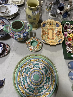 Lot 86 - Small collection of Crown Ducal Charlotte Rhead pottery