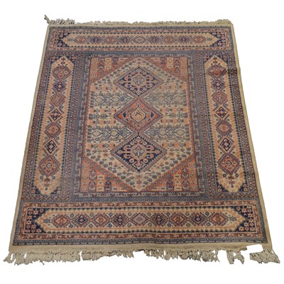 Lot 412 - Persian rug and a modern rug