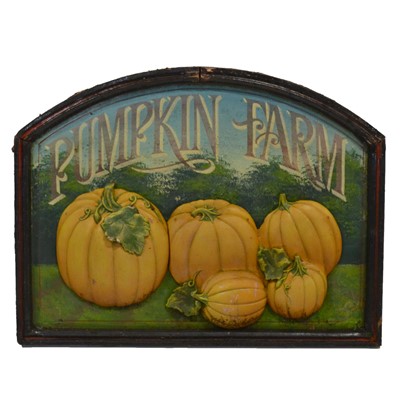 Lot 432 - Reproduction painted sign 'Pumpkin Farm'