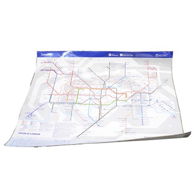 Lot 307 - Transport for London Underground Tube Map - to be delivered