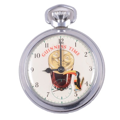 Lot 1090 - A Guinness Time open face pocket watch.