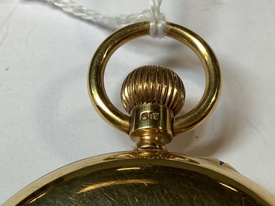 Lot 1068 - T S Cogdon & Son - an 18 carat yellow gold full hunter pocket watch.