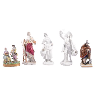 Lot 10 - Five decorative figurines