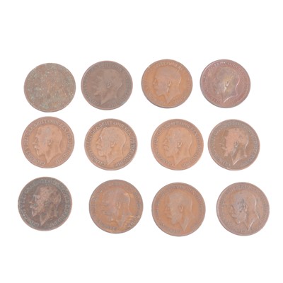 Lot 174 - One box of GB coinage, George III to Elizabeth II