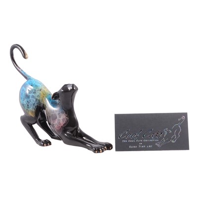 Lot 17 - Sono Fine Art, Cool Cats, patinated bronze sculpture