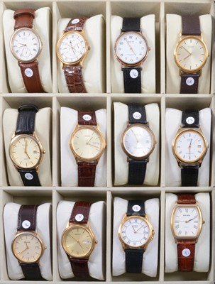 Lot 1050 - Accurist, Pulsar, Seiko, Avia, Rotary, Citizen, Sekonda - twelve gentlemen's quartz wristwatches.