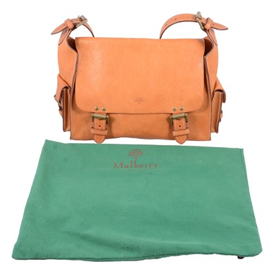 Lot 1245 - Mulberry - a light tan satchel design leather bag.