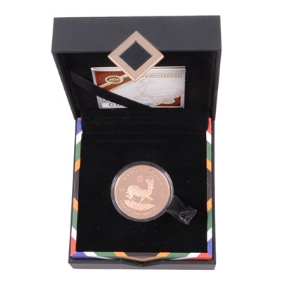 Lot 1158 - A Gold Krugerrand Coin, South Africa Battle of Britain 70th Anniversary Commemorative, 2015, cased.