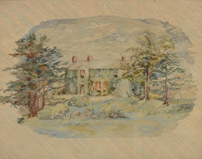 Lot 215 - Victoria Smith, The Lodge, Melton Mowbray, petite point needlework