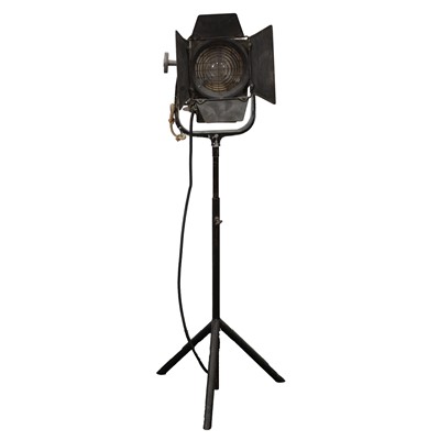 Lot 396 - Mole Richardson Type 406 vintage theatre spotlight