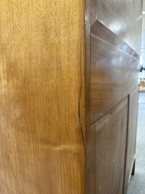 Lot 385 - Peter Waals, a walnut secretaire for Ruth Cole (nee Mitchell)