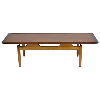 Lot 319 - G-Plan Long John mid-century teak low-profile coffee table