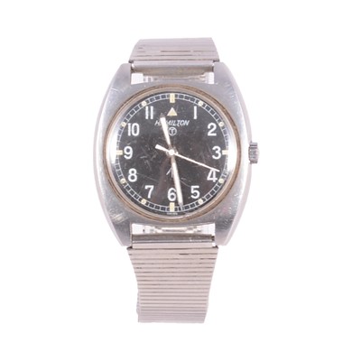 Lot 1031 - Hamilton - a military issue wristwatch.