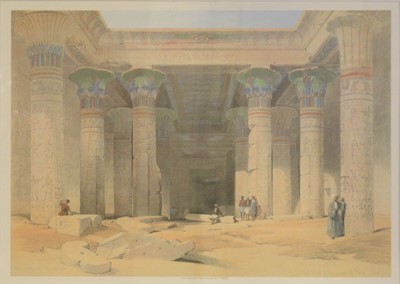 Lot 265 - After David Roberts, View under the Grand Portico, and another