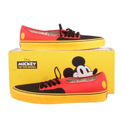 Lot 79 - Vans Authentic Disney, Mickey/red/yello, UK10.5