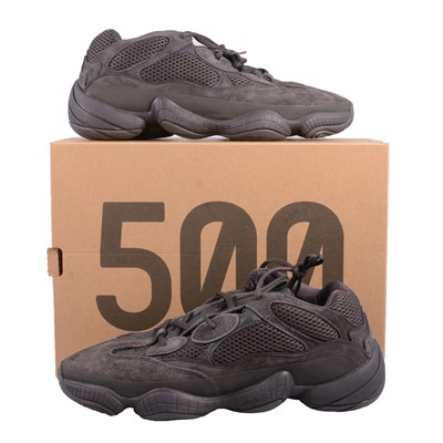 Lot 37 - Adidas Yeezy Boost 500, black, UK10