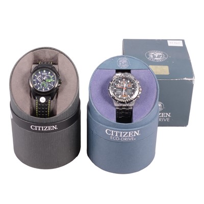 Lot 1057 - Citizen - two Eco-Drive wristwatches.