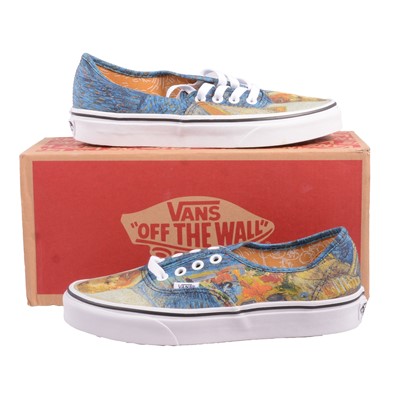 Lot 92 - Vans, Authentic, Vincent van Gogh self portrait, UK4.5