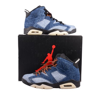 Lot 52 - Nike Air Jordan 6, Denim, UK11