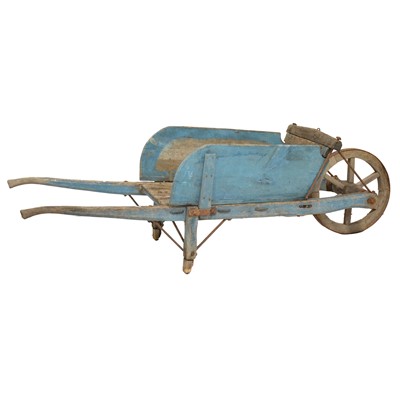 Lot 436 - Vintage wheelbarrow and a stoneware sink