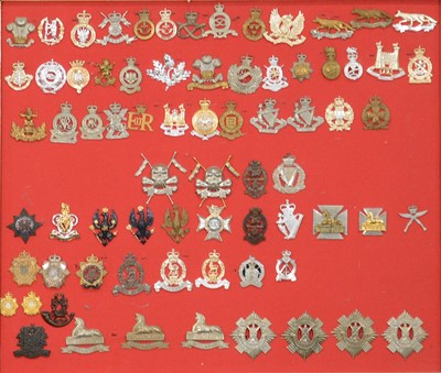 Lot 202 - Collection of British Military cap badges, Yeomanry and Yeomanry post 1958