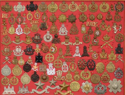 Lot 200 - Collection of cap badges, Military Services and Miscellaneous