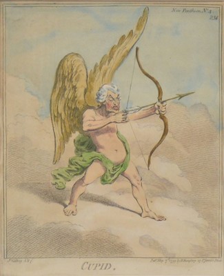 Lot 269 - After James Gillray, 'Cupid' and 'Castor & Pollux'