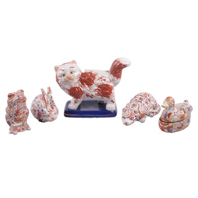 Lot 5 - Collection of ten reproduction Imari animals