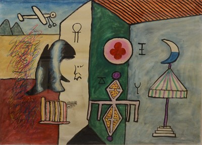 Lot 124 - Alan Davie (Scottish, 1920 - 2014), Yoga Structures no 43, 1978