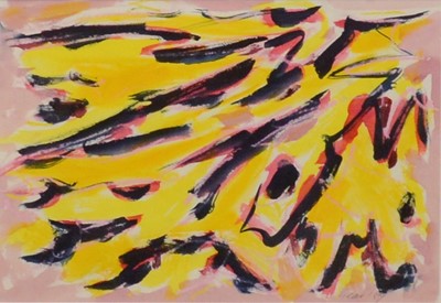 Lot 202 - William Gear (Scottish, 1915-1997), Untitled abstract