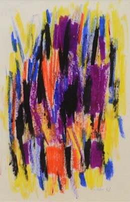 Lot 199 - William Gear (Scottish, 1915-1997), Untitled abstract