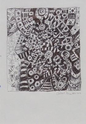 Lot 187 - Alan Davie (Scottish, 1920 - 2014), Four untitled pen and ink sketches , 2011