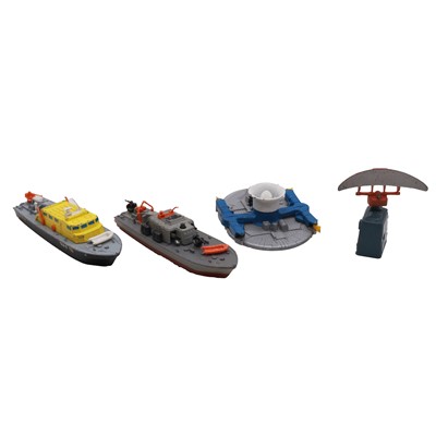 Lot 82 - Corgi and Dinky die-cast Naval vehicle models