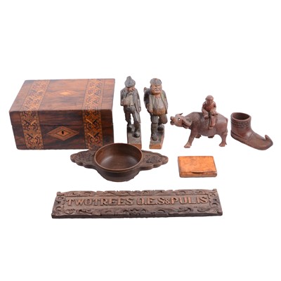 Lot 105 - Box of treen