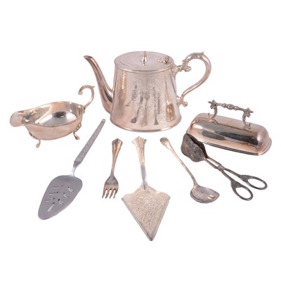 Lot 104 - Quantity of silver plated wares