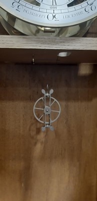 Lot 304 - Hand-built regulator longcase clock, P G Bradley, Leicester, 1996