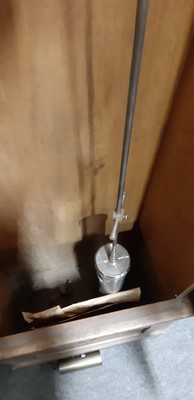 Lot 304 - Hand-built regulator longcase clock, P G Bradley, Leicester, 1996