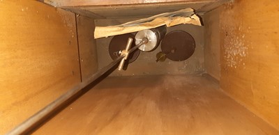 Lot 304 - Hand-built regulator longcase clock, P G Bradley, Leicester, 1996