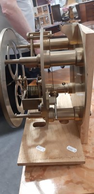 Lot 304 - Hand-built regulator longcase clock, P G Bradley, Leicester, 1996