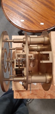 Lot 304 - Hand-built regulator longcase clock, P G Bradley, Leicester, 1996