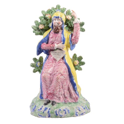 Lot 6 - Staffordshire pearlware bocage figure of Nicodemus