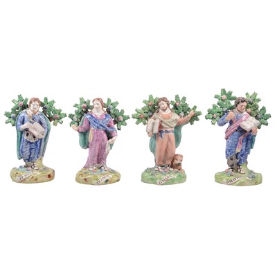 Lot 14 - Set of four Walton type bocage figures, The Apostles