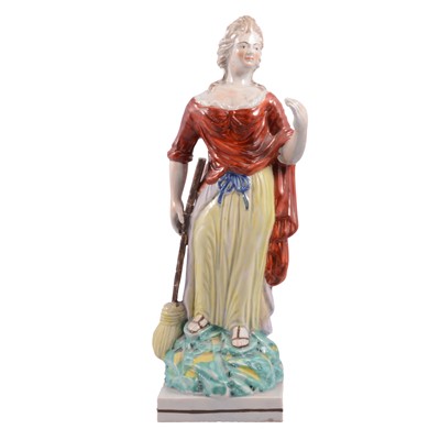 Lot 22 - Staffordshire pearlware figure, The Lost Coin