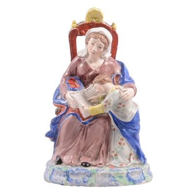 Lot 30 - Staffordshire earthenware Ave Maria group