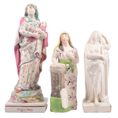 Lot 32 - Three Staffordshire figures