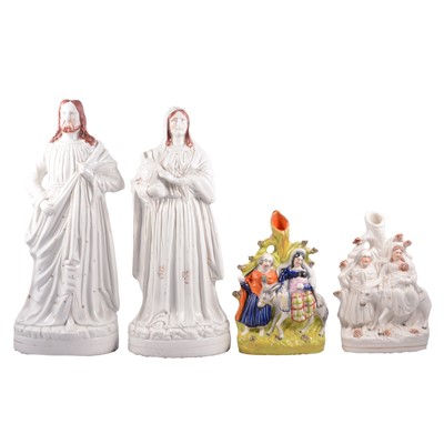 Lot 41 - Staffordshire Biblical models