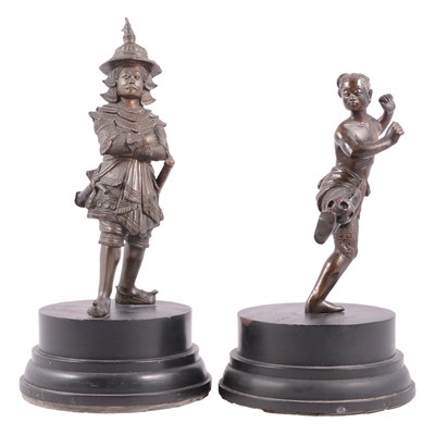 Lot 60 - Two Asian bronze figures