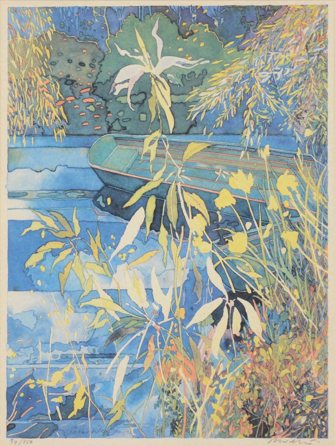 Lot 335 - Two prints after Peter Welton, and various other local artworks