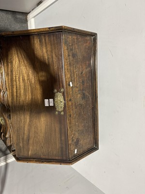 Lot 445 - Dutch Colonial teakwood bureau